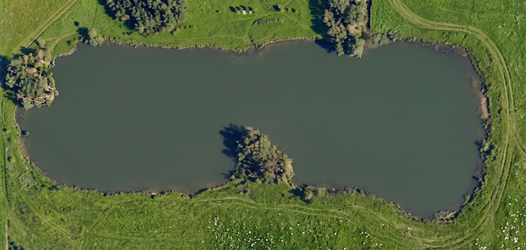 Widok satelitarny łowiska SUM Radzymin